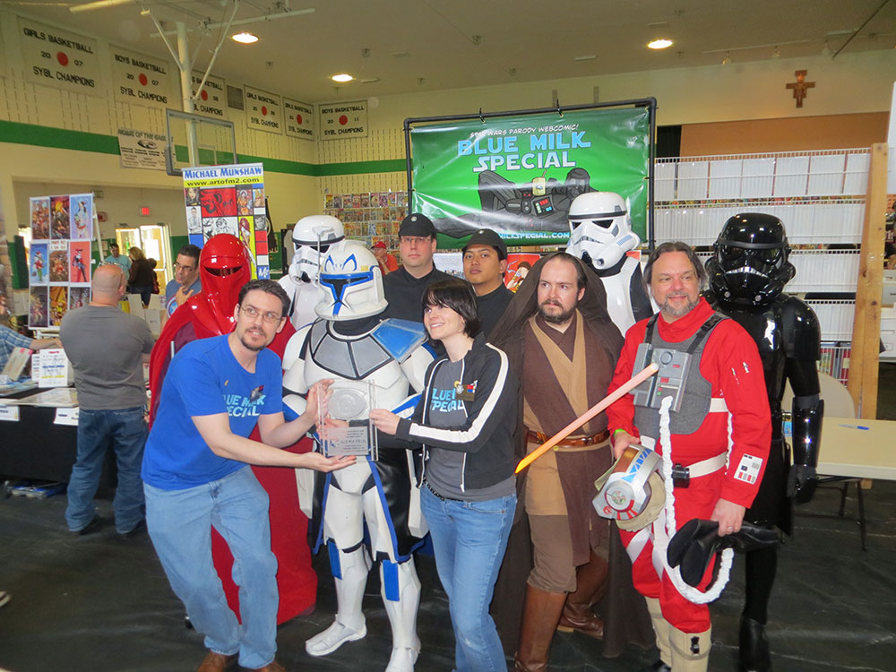 Blue Milk Special being honored