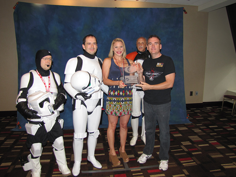 Katie sackoff being honored