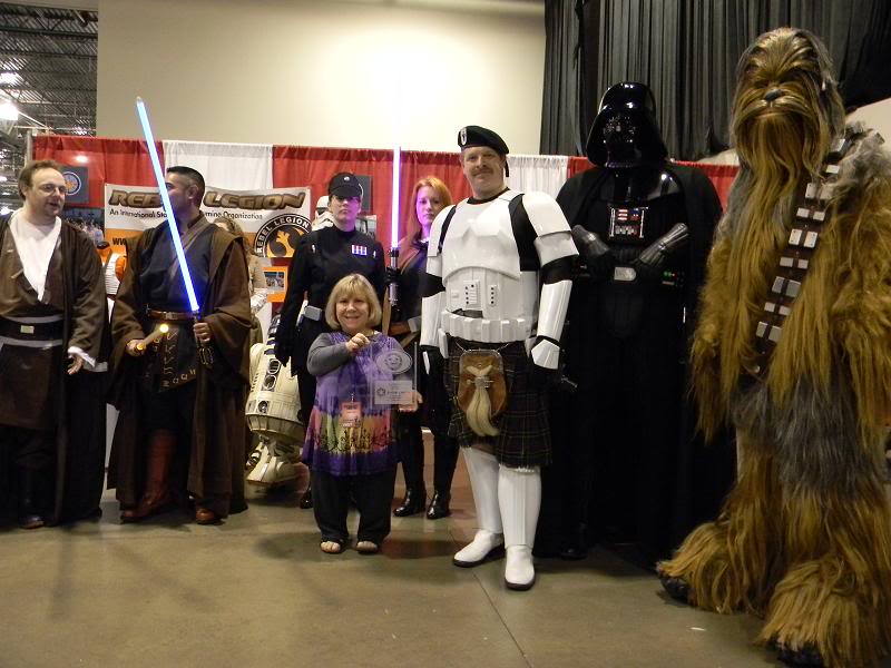 Lydia Green being honored