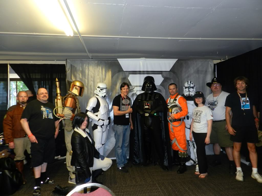 Richard Hatch being honored