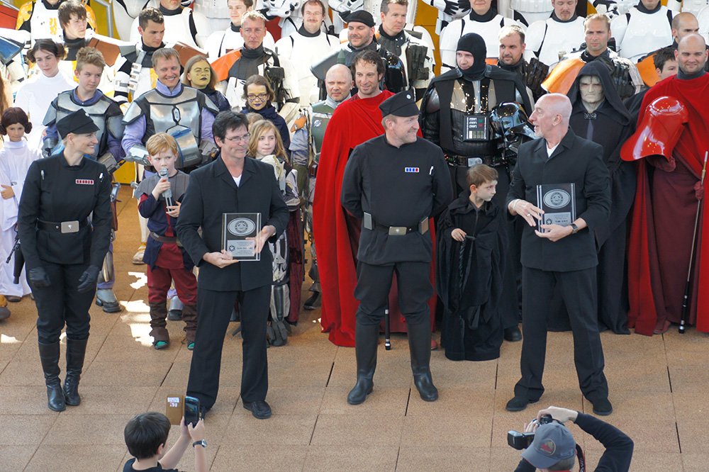 Tim Dry being honored